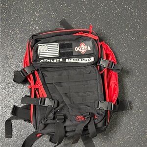 WOLFPACK EXCLUSIVE OLYMPIA ATHLETE Black and Red Backpack